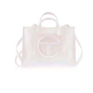 NWOT Telfar Medium Shopping Bag in Pearl